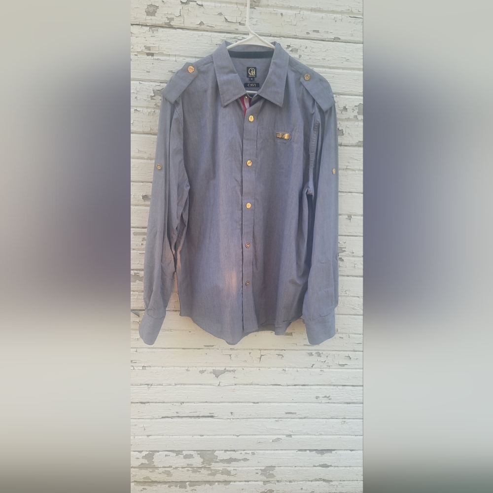 Mens xl long sleeve button down shirt by Cavi